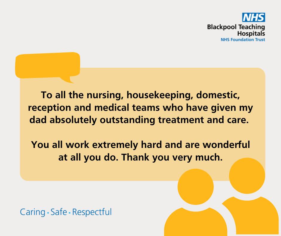 💛 You... - Blackpool Teaching Hospitals NHS Foundation Trust | Facebook