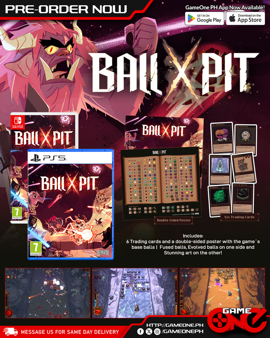 𝗣𝗥𝗘-𝗢𝗥𝗗𝗘𝗥 𝗡𝗢𝗪: BALL x PIT for PS5 and Nintendo Switch