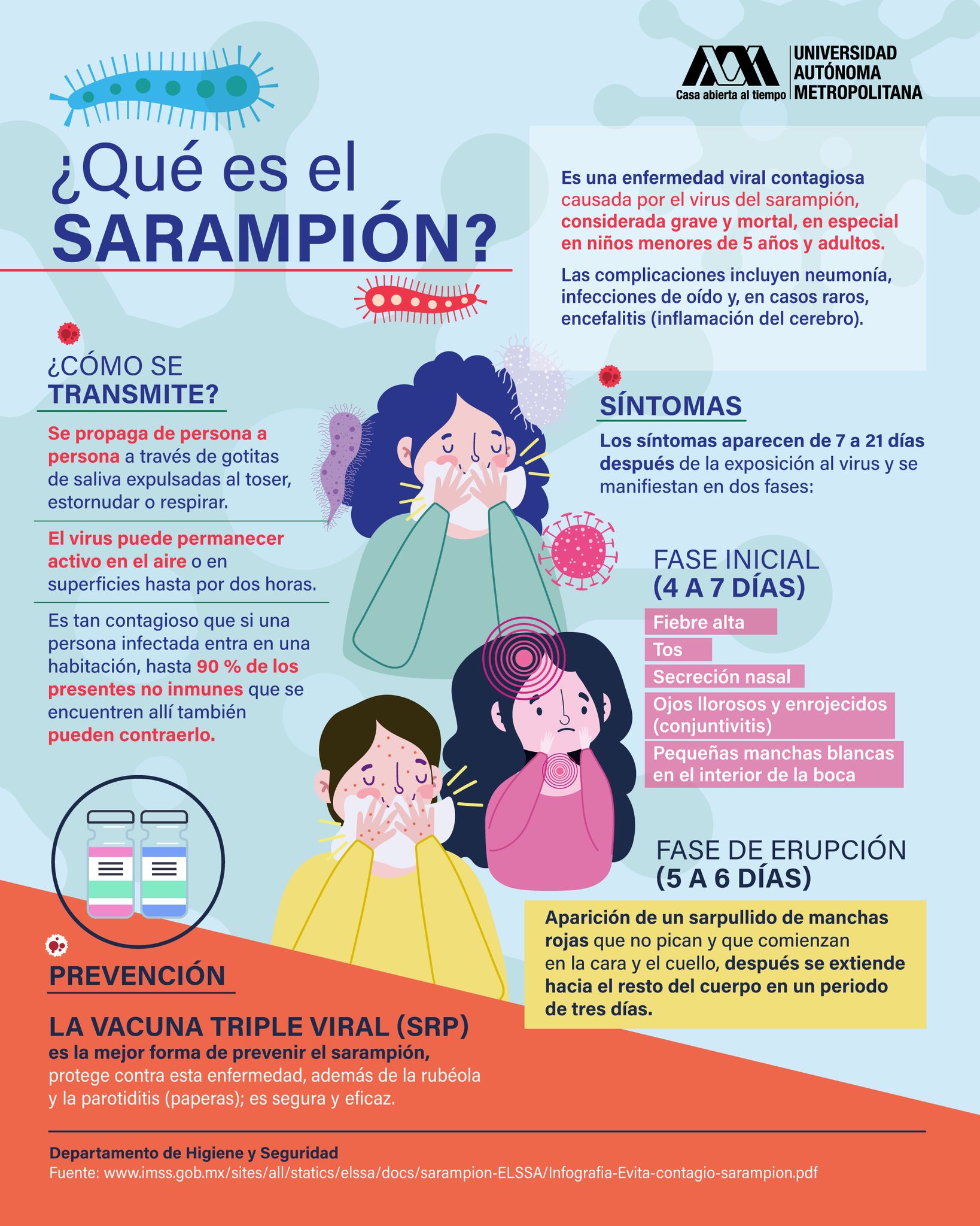 UAM - 🤒 ¡Pantera, recuerda que el sarampión se contagia cuatro veces ...