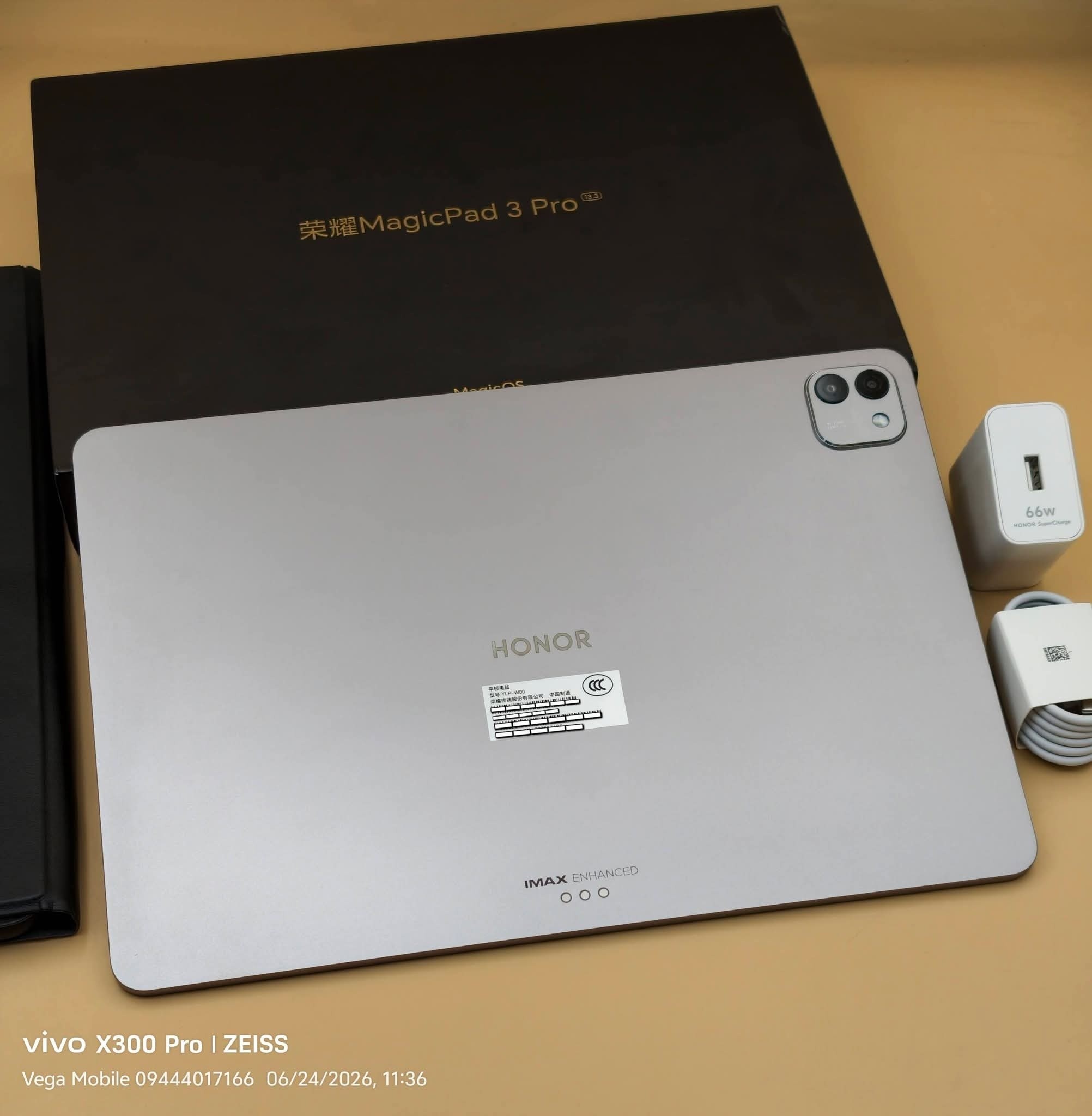 HONOR MagicPad 3 Pro 12/256GB ホワイト中国版 3 Fo Show Snapdragon 