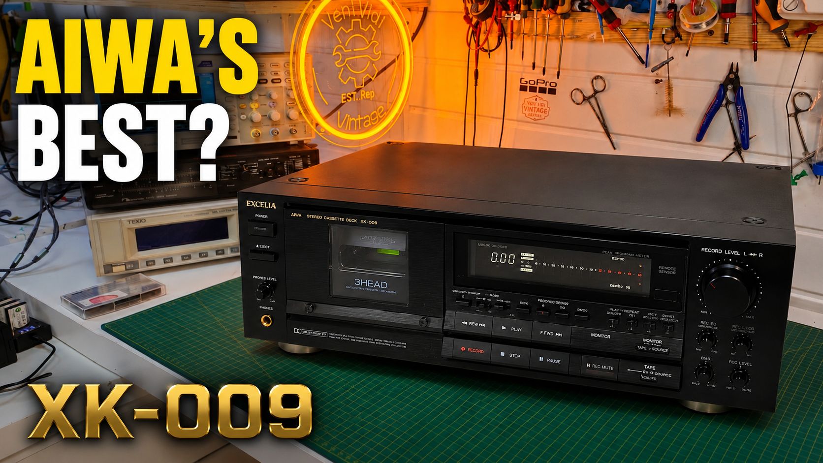 Restoring Aiwa Excelia XK-009 cassette deck