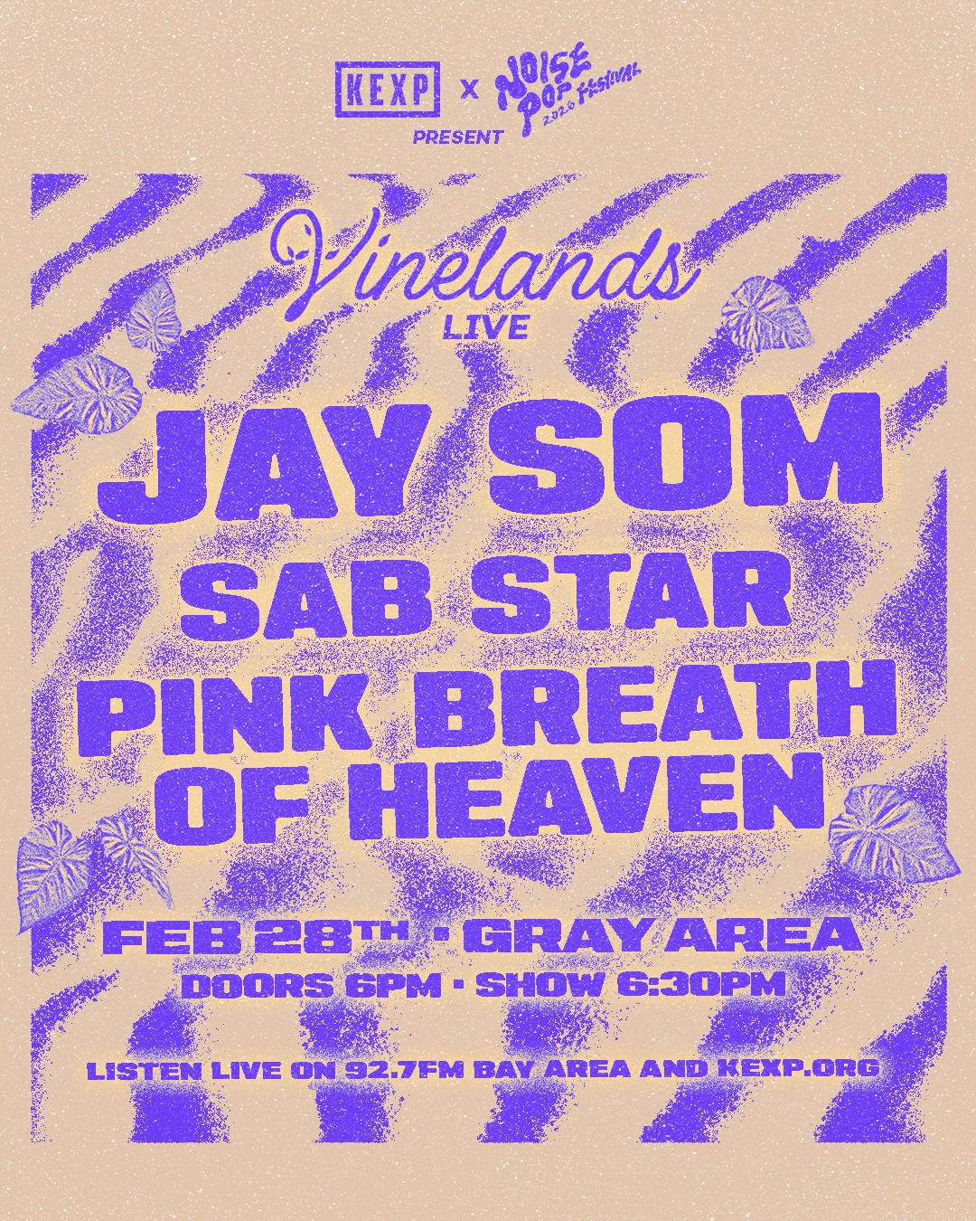 KEXP - Sab Star & Pink Breath of Heaven join Jay Som at Vinelands Live ...