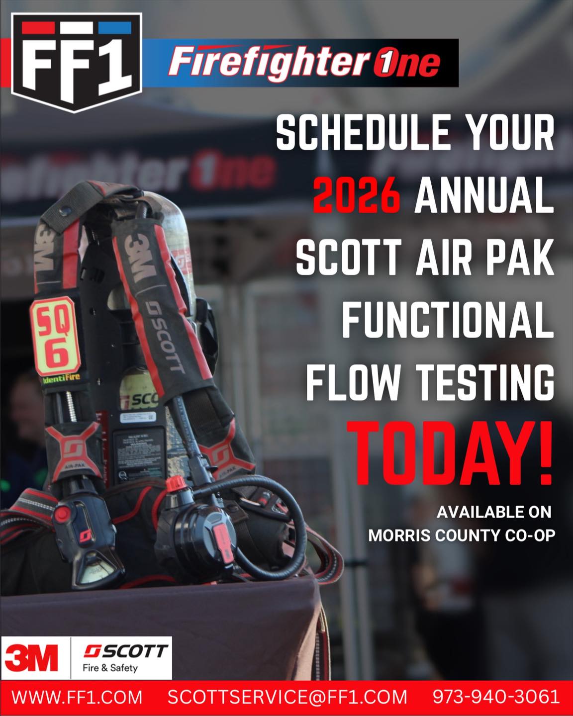 Firefighter - 🚒 Schedule Your 2026 SCOTT Air-Pak Flow Testing Today 🚒 ...
