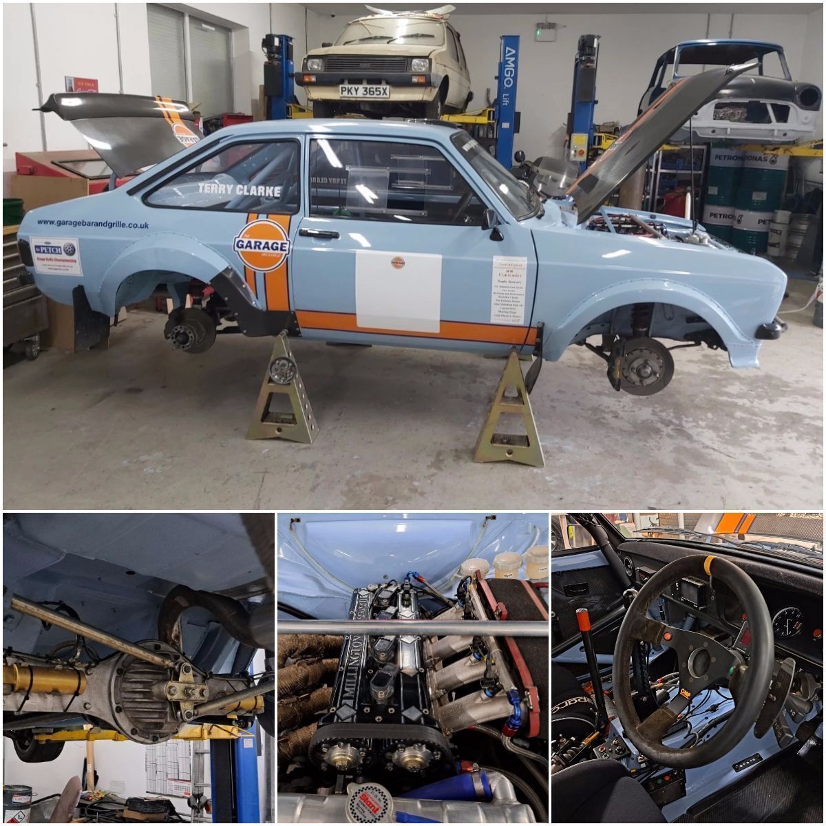 Rally - Escort mk2 rally car - 2.5 Millington Sequential Details here ...