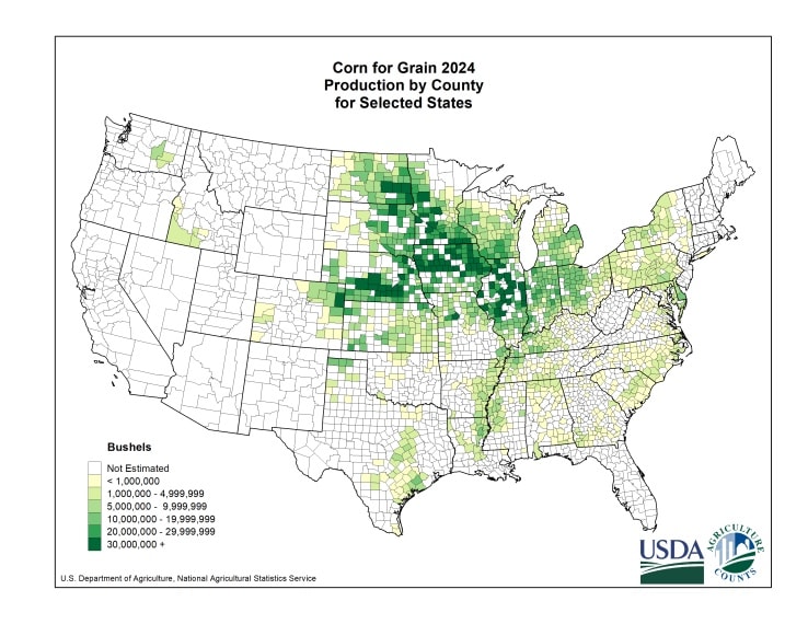 A rather 🌽 corny 🌽 map!! 