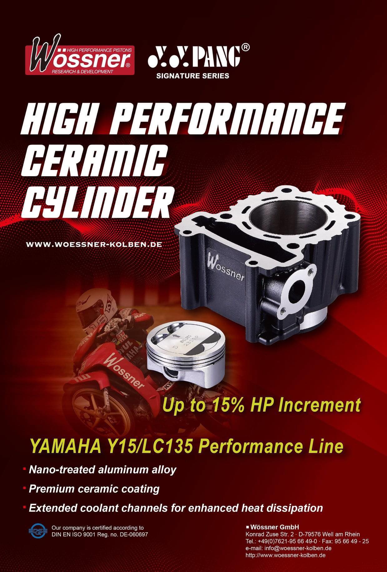Wossner Pistons for Yamaha Y15 coming... - Clovertech Garage | Facebook