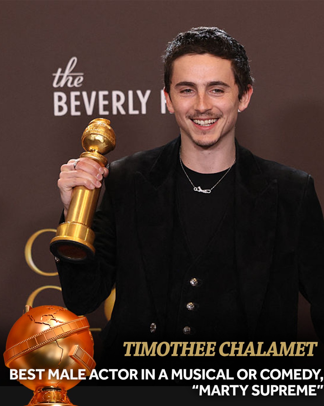 WXII - Timothee Chalamet has won Best Male Actor in Motion Picture ...