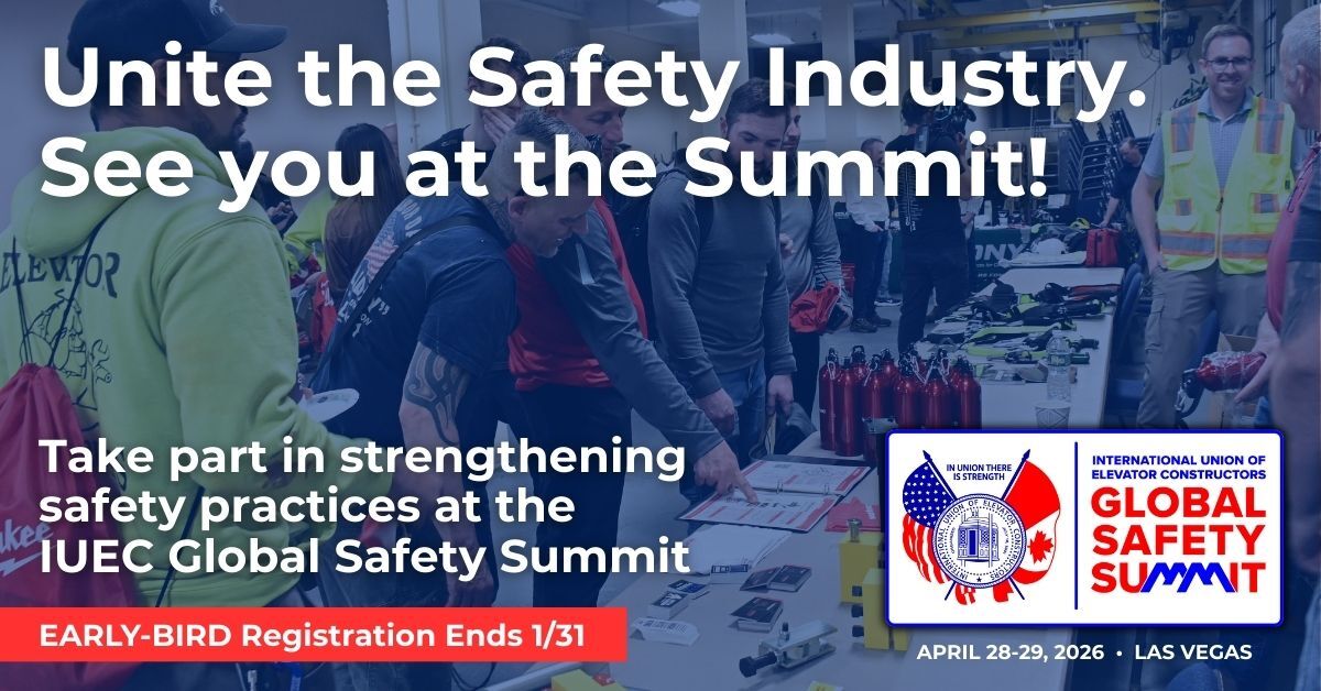 The IUEC Global Safety Summit... - Elevator World, Inc. | Facebook