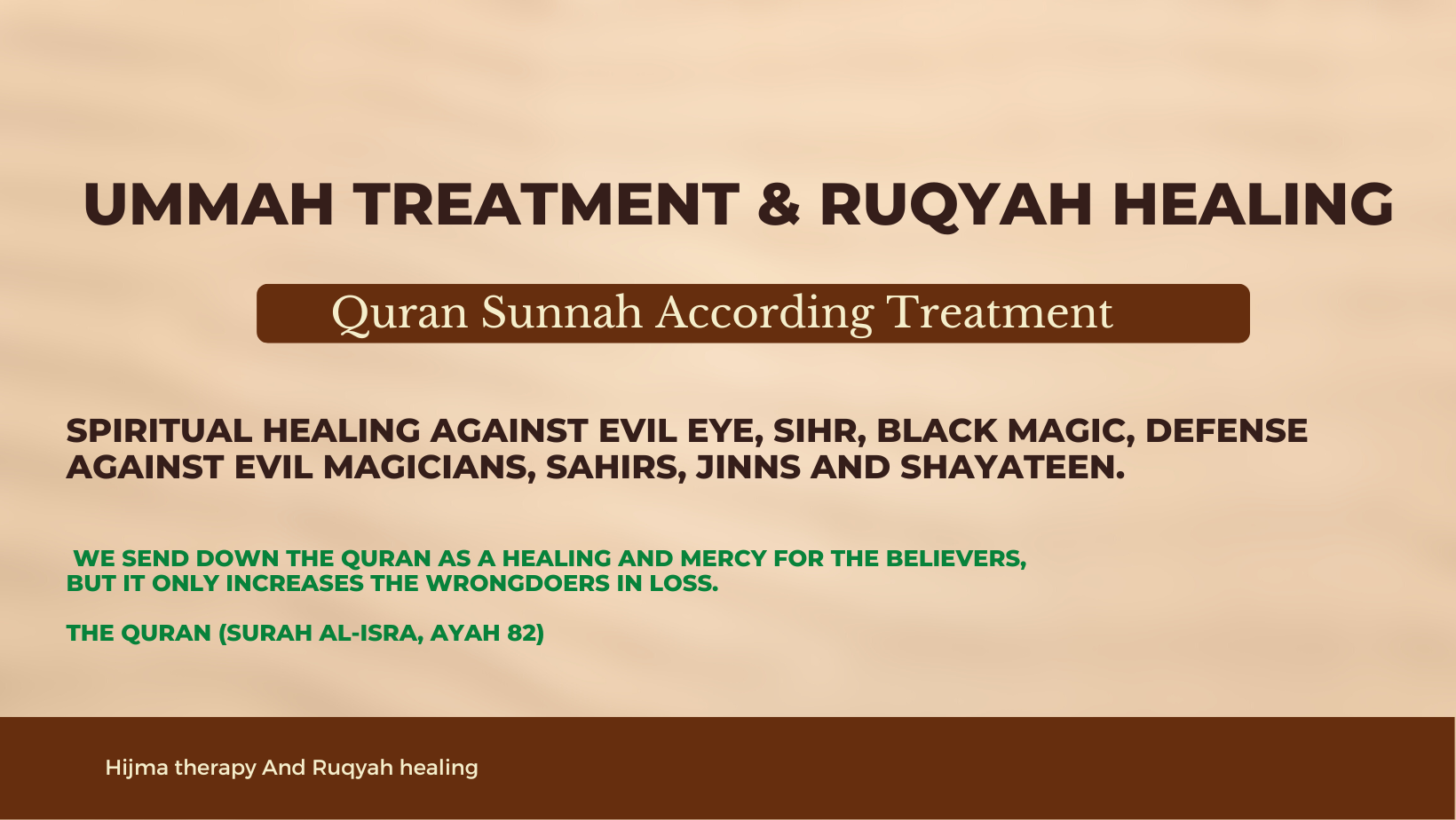Ummah Treatment & Ruqyah Healing