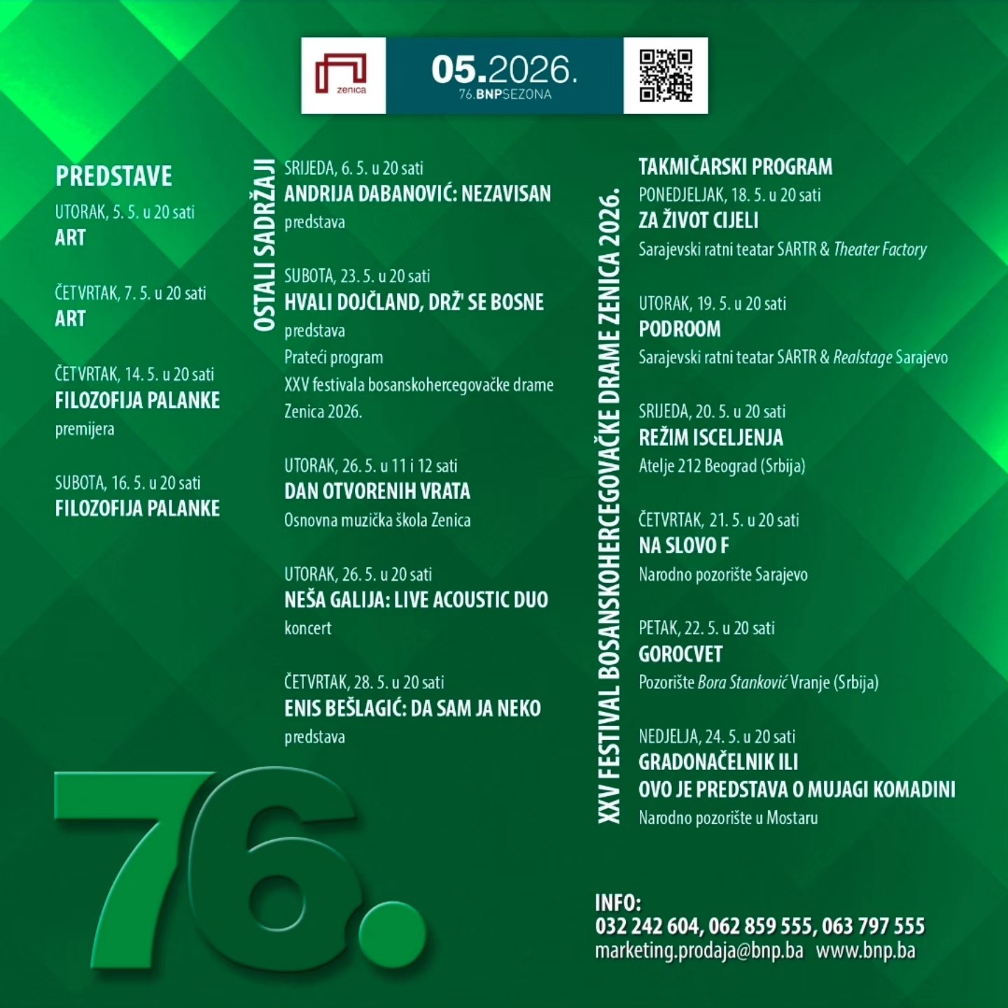 XXV festival bosanskohercegovačke drame Zenica