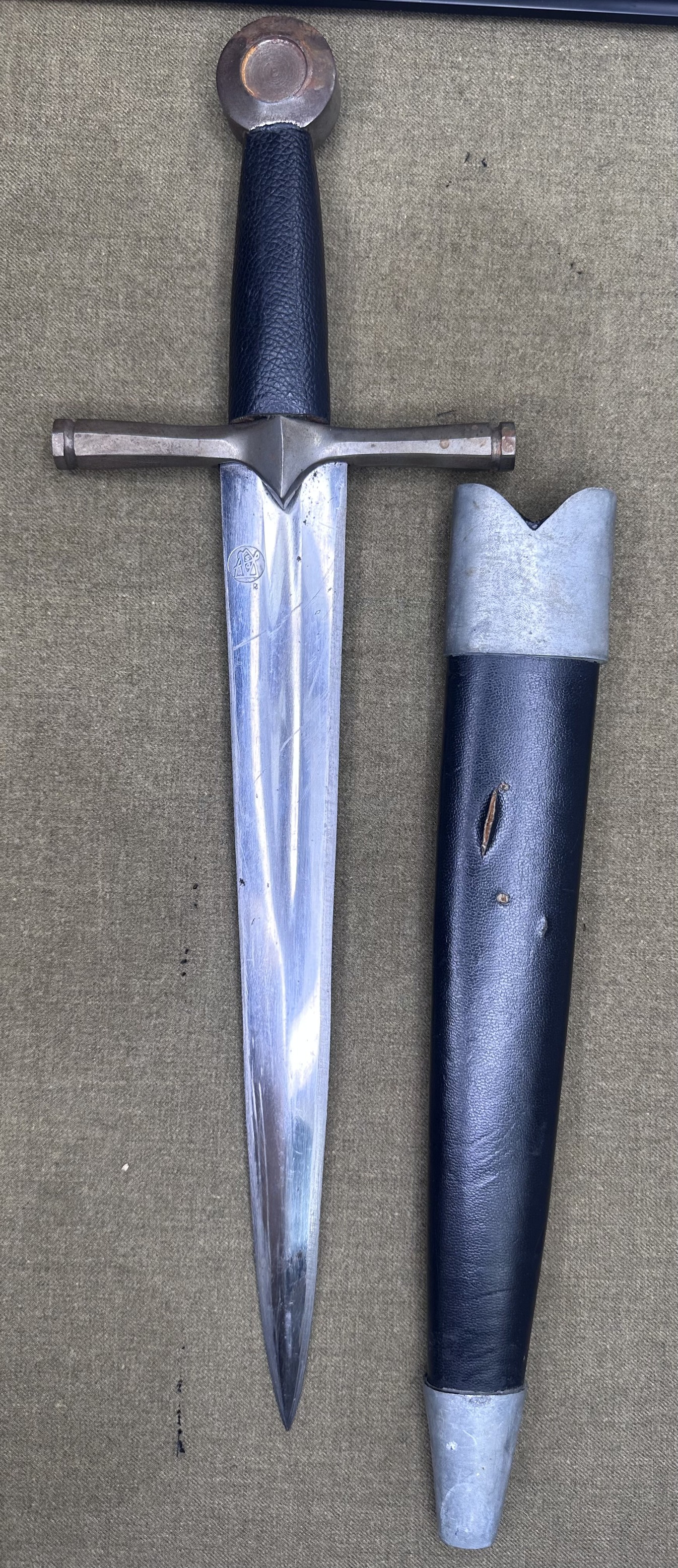 US - scandinavian ceremonial dagger made by Solingen Post WW2 ...