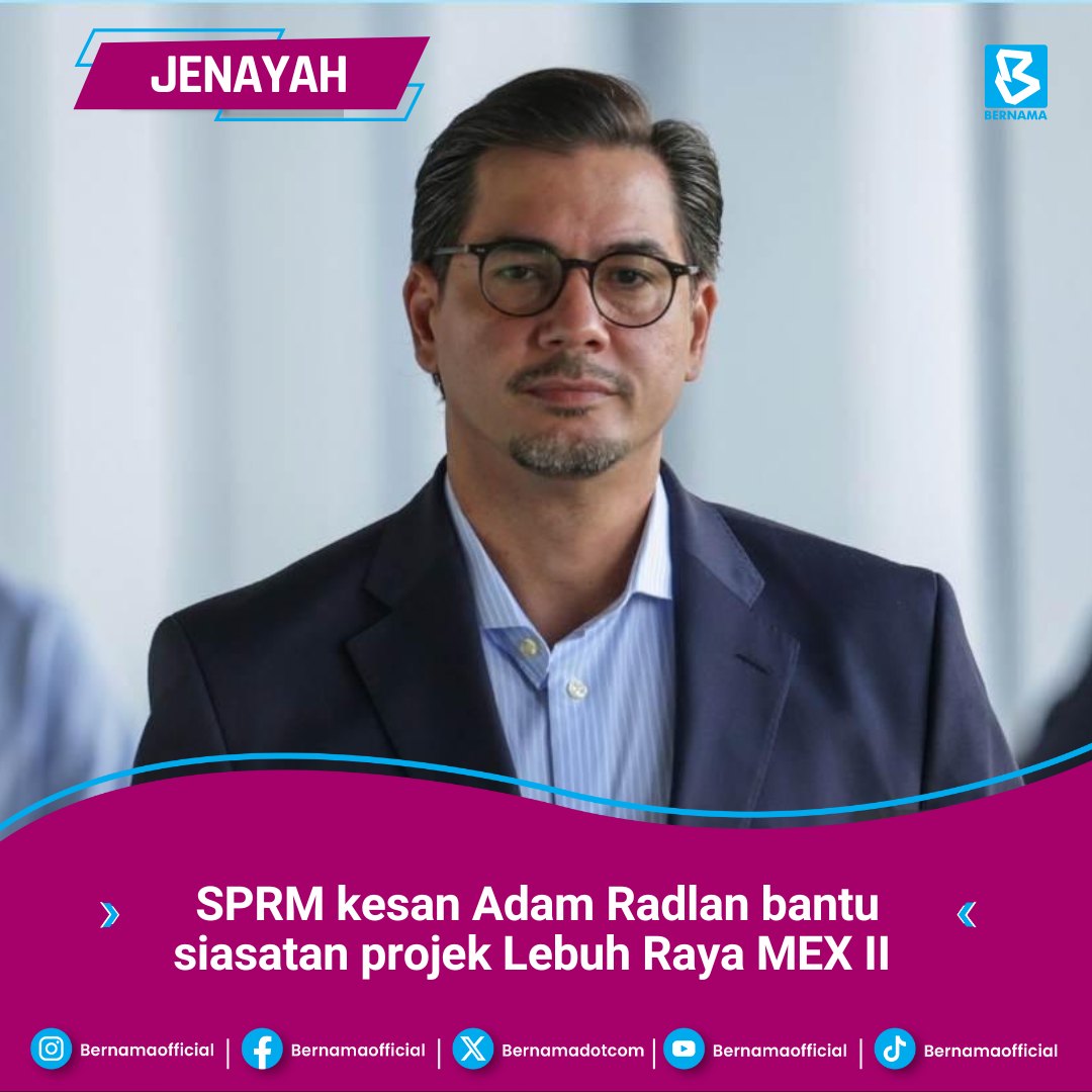BERNAMA - Suruhanjaya Pencegahan Rasuah Malaysia (SPRM) sedang mengesan ...