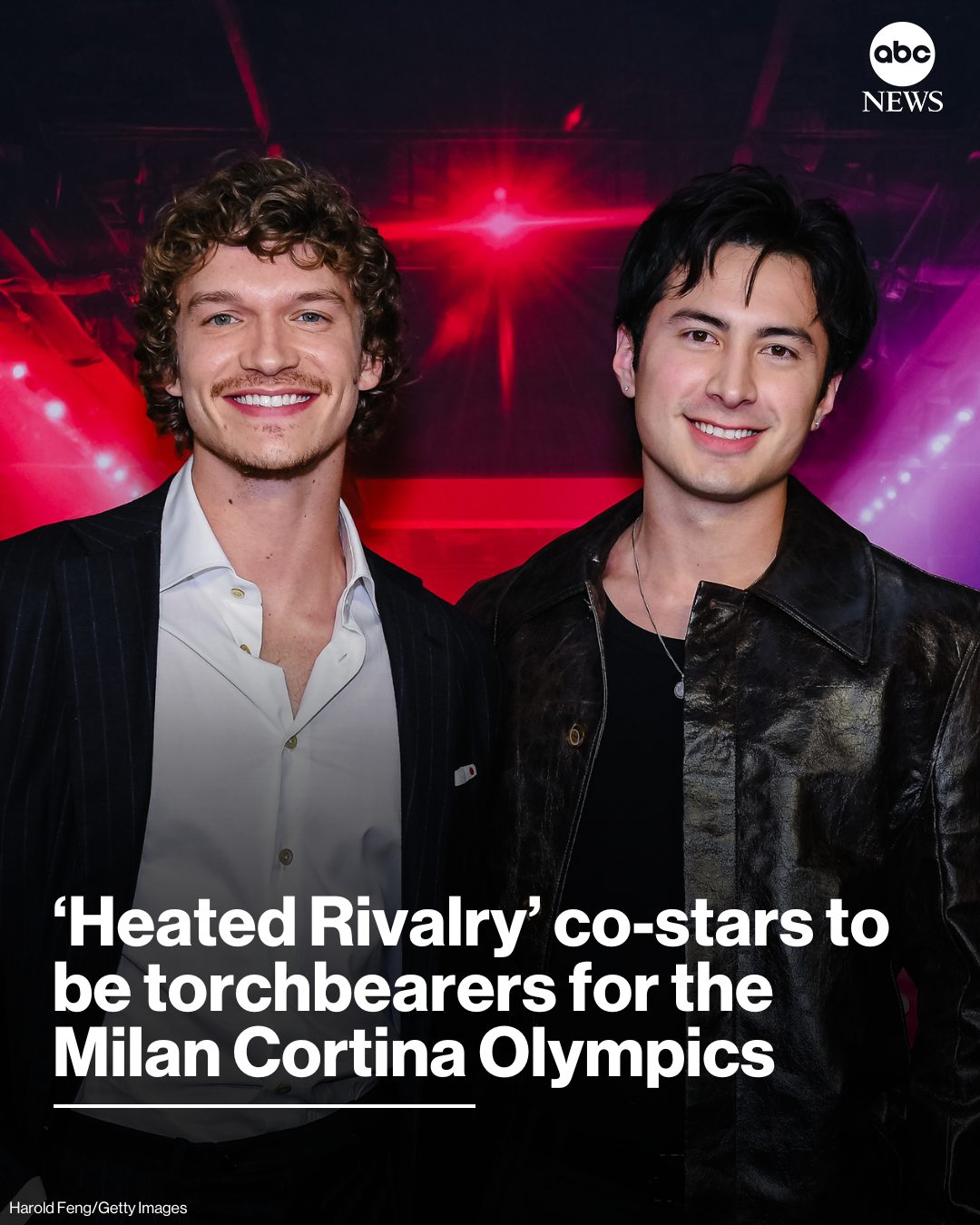 ABC News - Connor Storrie and Hudson Williams, the actors... | Facebook