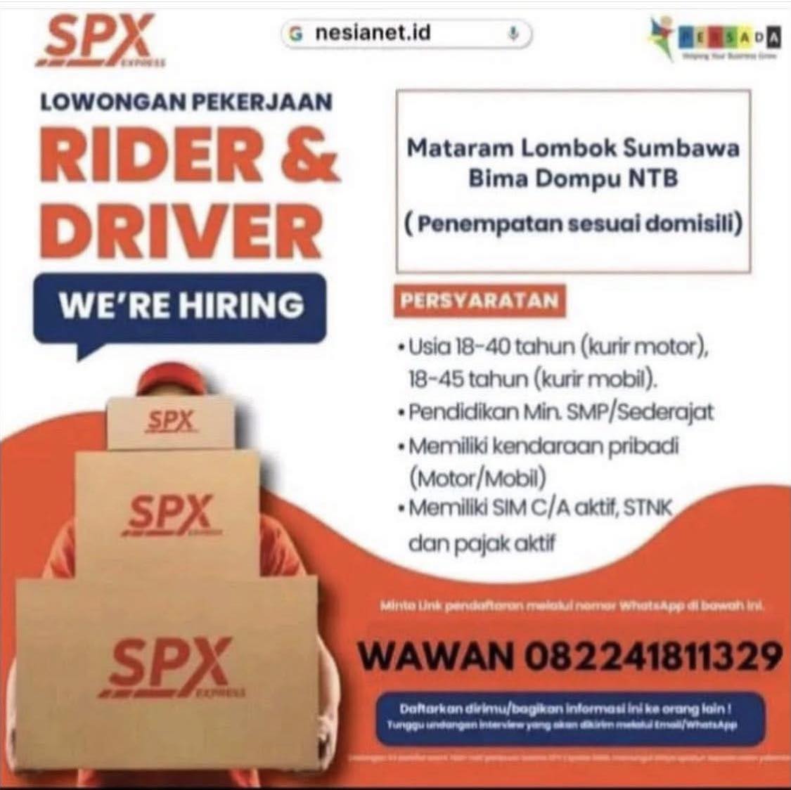 INFO LOKER MATARAM 2024 | Facebook
