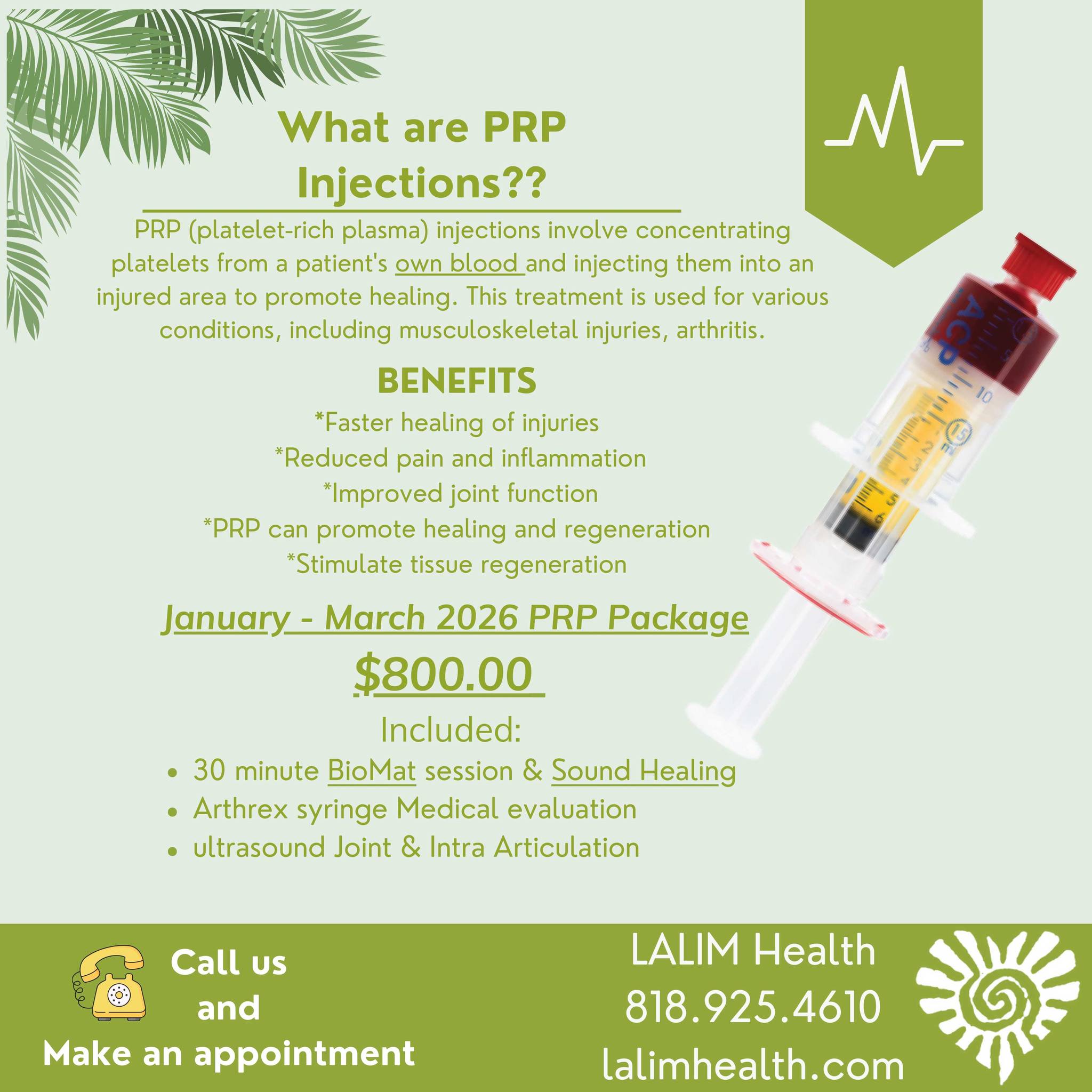 Arcadia - What are PRP Injections? April Soto from LALIM Health has all ...