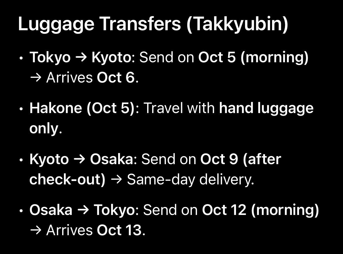 luggage transfer osaka to kyoto