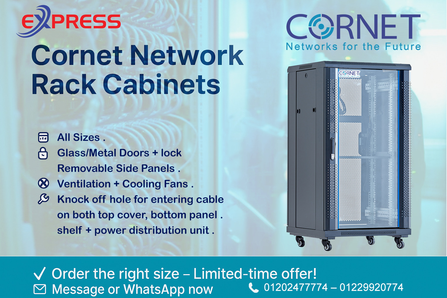 Express Stores - 🟦 راكات CORNET – من شركة إكسبريس 💥 جودة... | Facebook