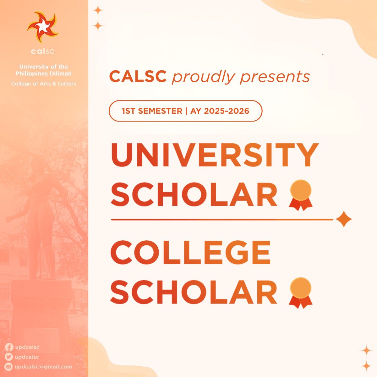 UPD - THE CAL SECRETARY’S OFFICE WILL STRICTLY IMPLEMENT THE FOLLOWING ...