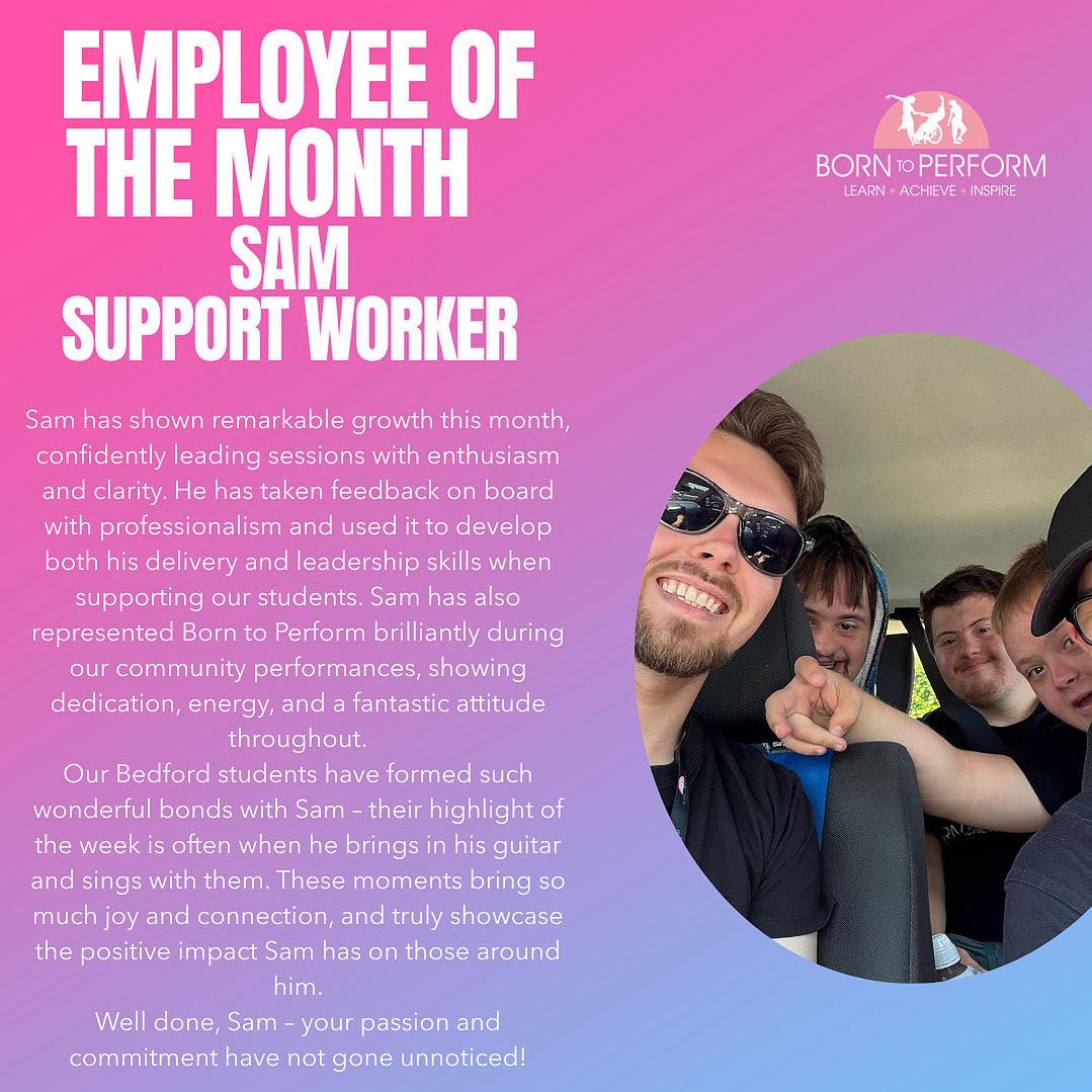 Employee of The Month - Sam - Born to Perform UK | Facebook