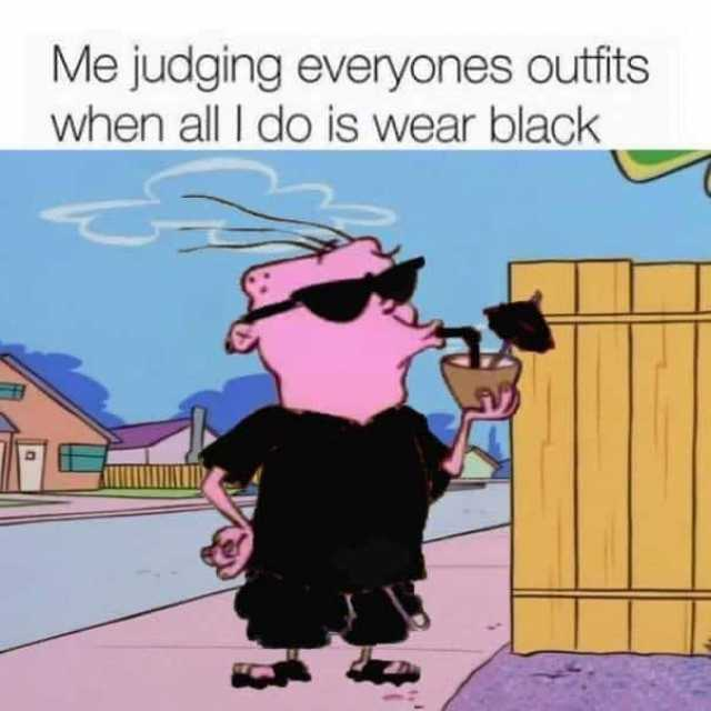 black dress meme Me judging everyones outfits when all I do is wear #clothes #meme Apricot Blue Leaf A-line Black Burkas 颜色:Blue