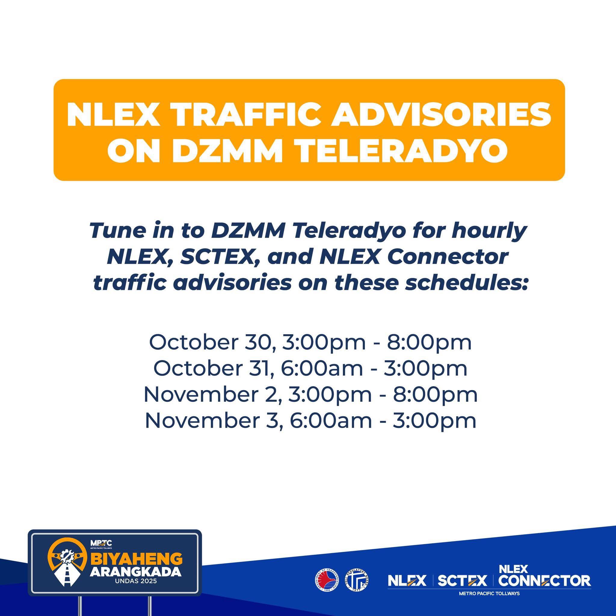 On the Road this Undas? Catch hourly... - NLEX Corporation | Facebook