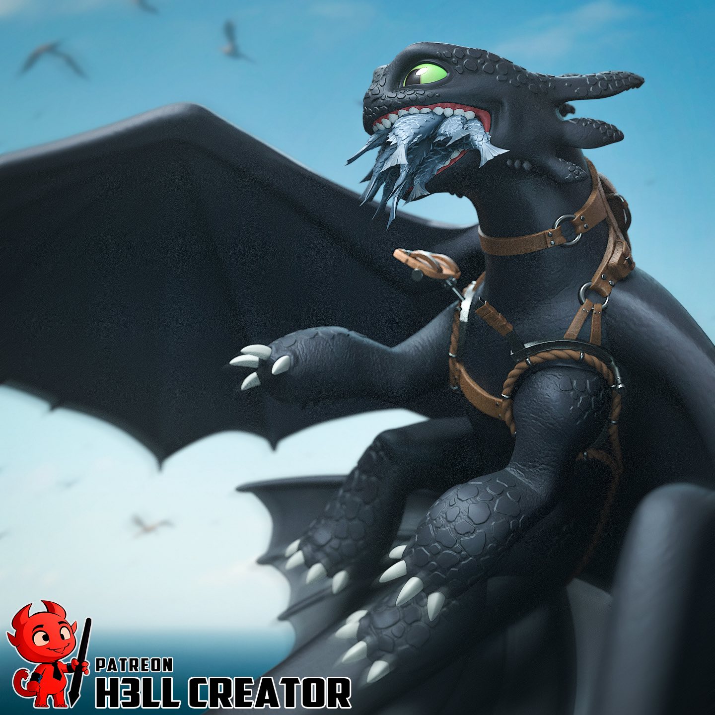 H3LL creator - Toothless from How to Train Your Dragon... | Facebook