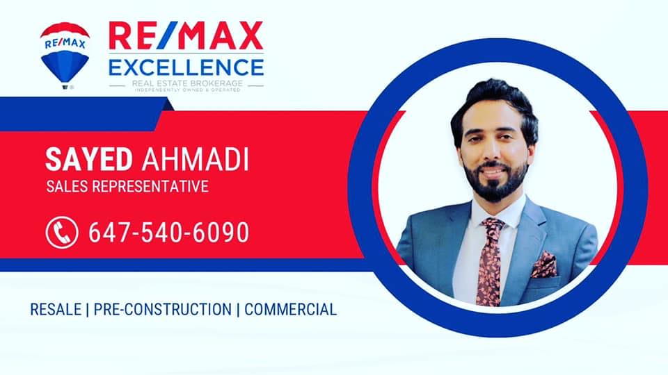 Sayed Ahmadi-RE/MAX Realtor | Mississauga ON