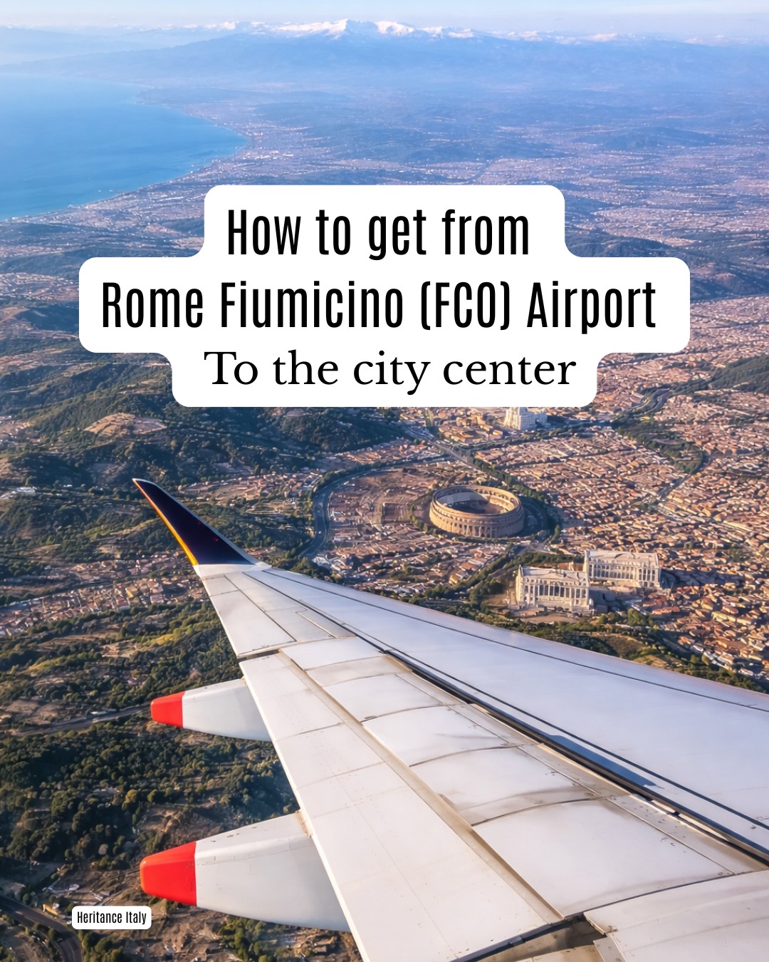 Heritance - How to get from Rome Fiumicino (FCO) Airport to the city ...