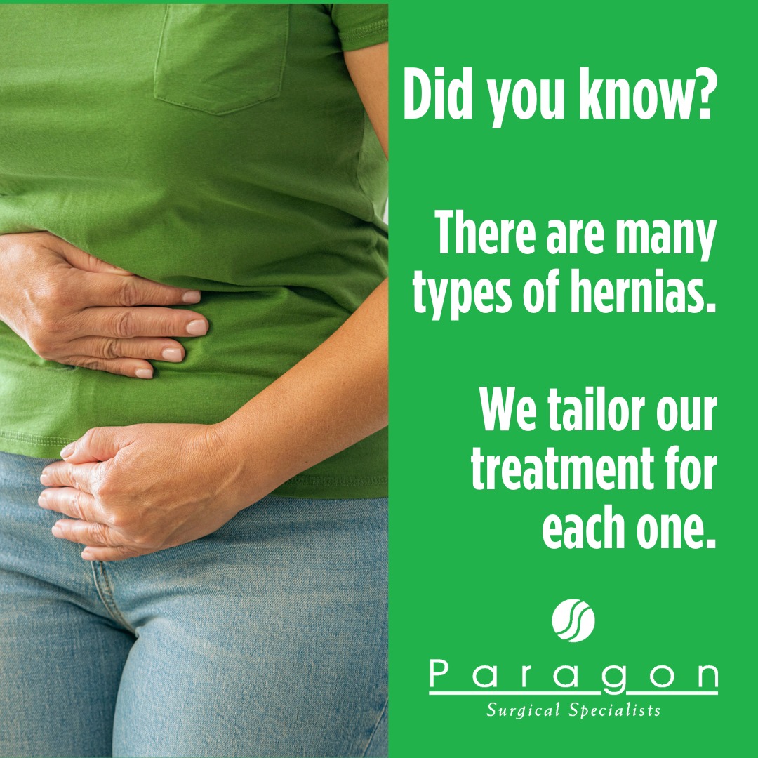 Paragon - Did you know there are different types of hernias? 🩺 Inguinal ...