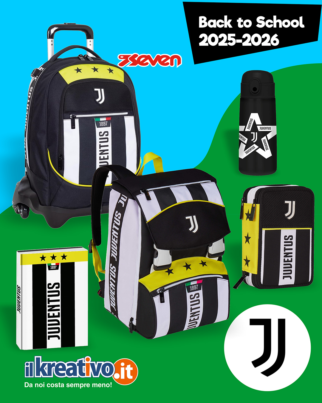 Zaino Ufficiale Inter Milano - 20 Litri, Per Scuola, Lavoro, Stadio, Design Moderno Con Logo Nerazzurro