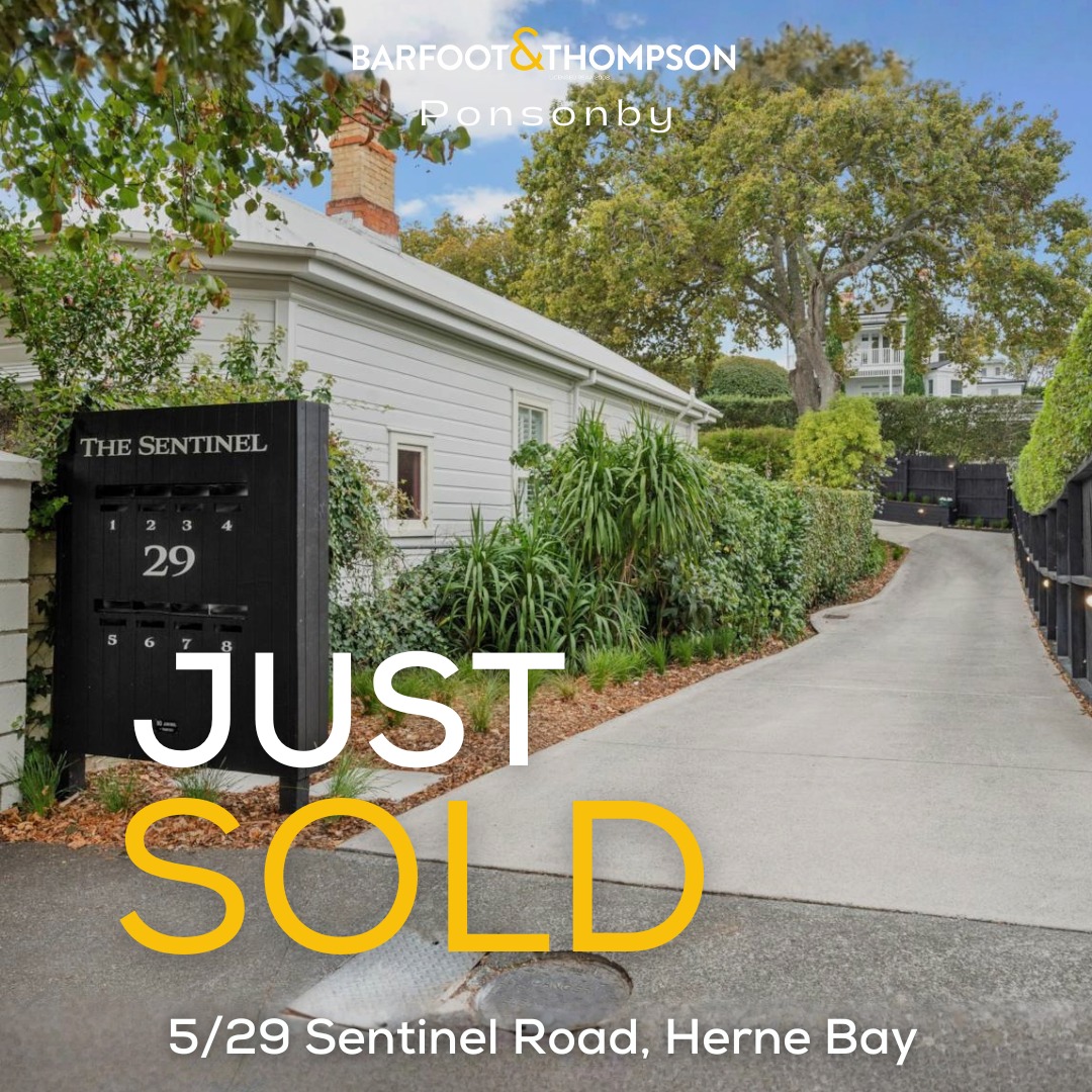 5/29 Sentinel... - Barfoot & Thompson Ponsonby Real Estate | Facebook