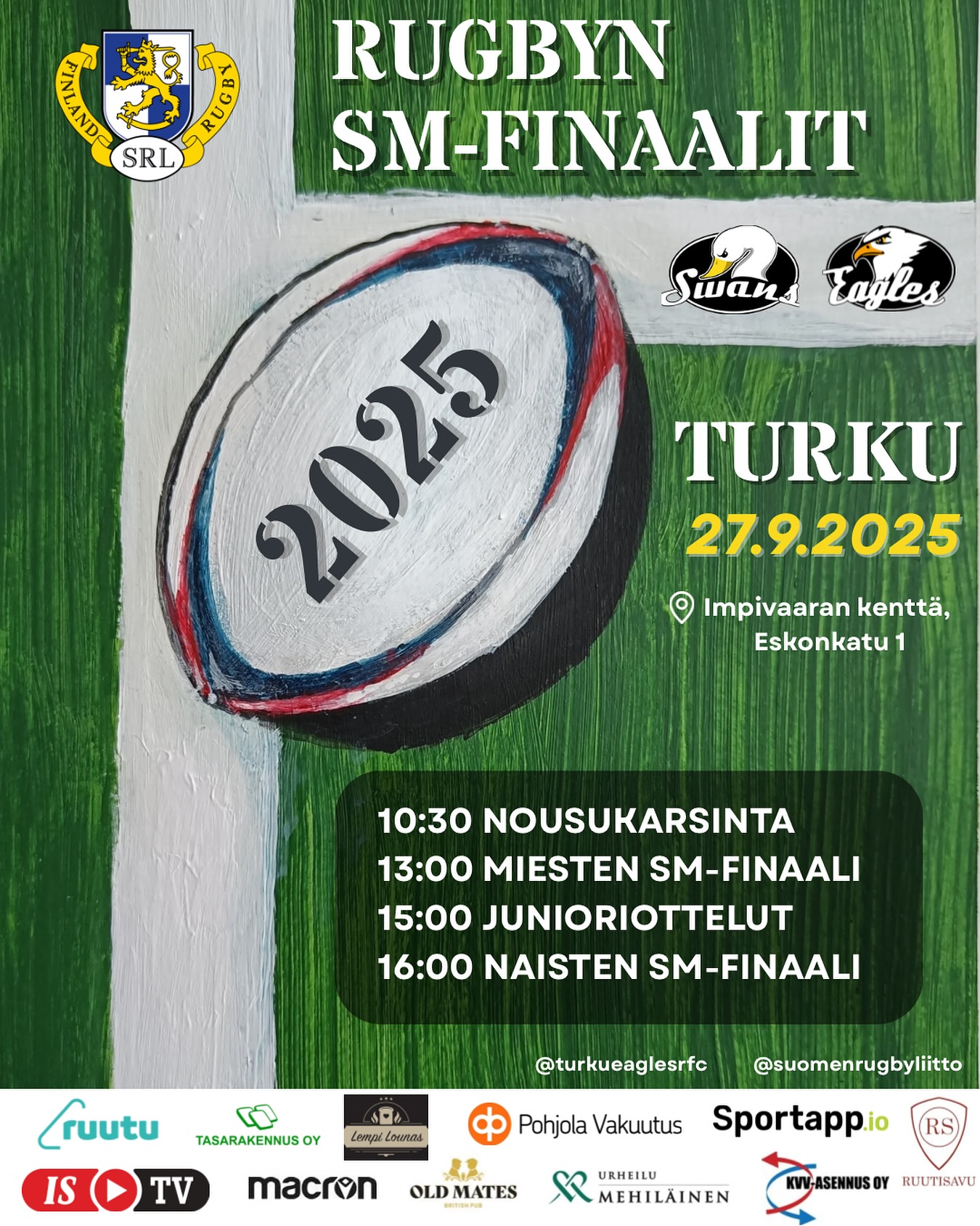 Rugbyn SM-finaalit | Helsinki