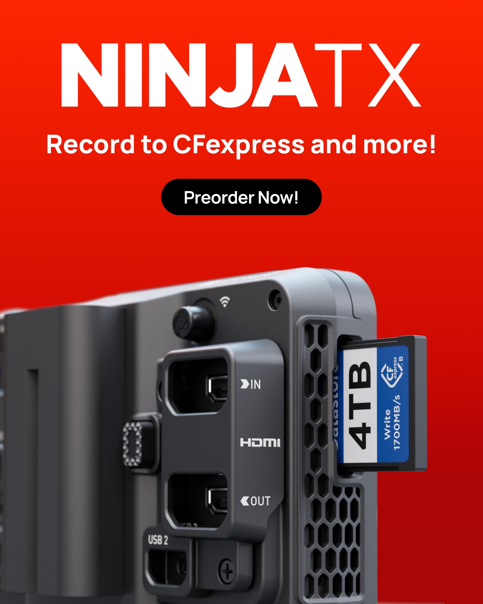 Save 10% on the new Tilta Cage for Atomos Ninja V/V+ until May