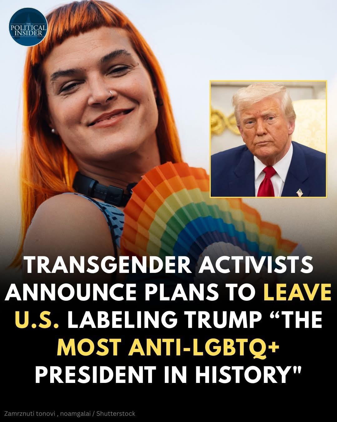United - While some transgender activists claim they are leaving the U ...