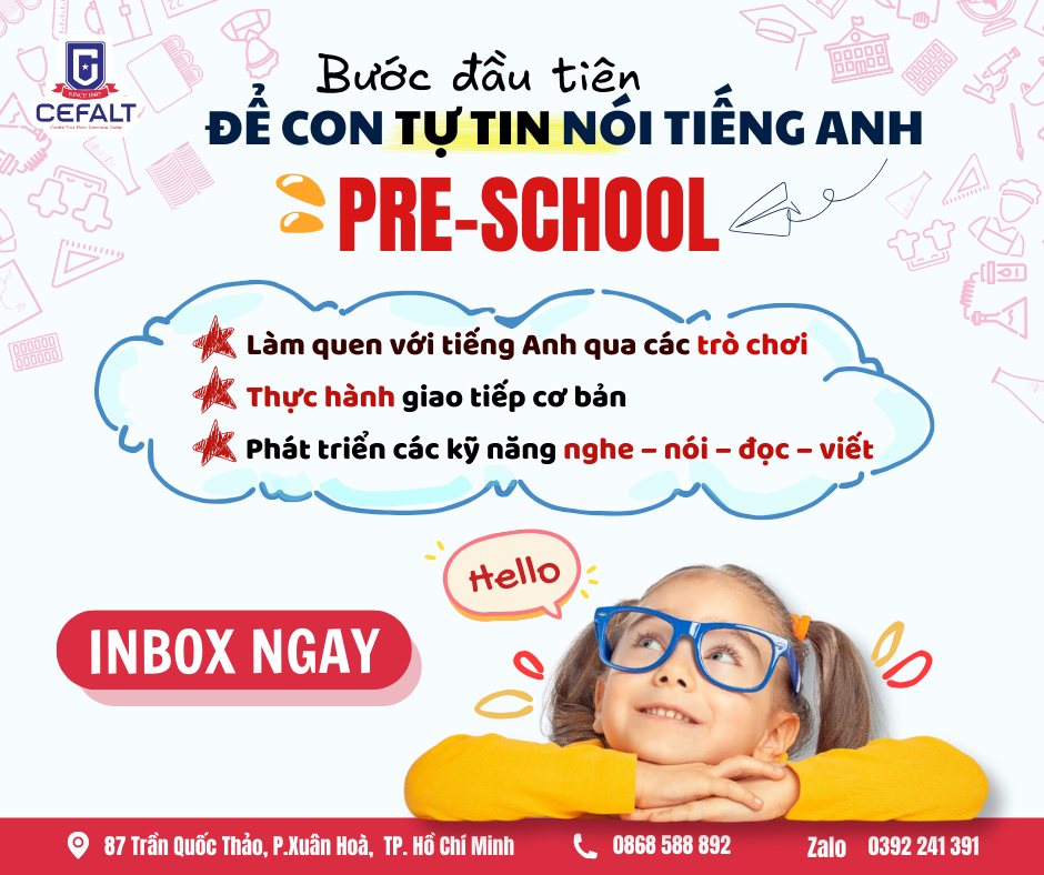 Cefalt - 👶 BƯỚC ĐẦU TIÊN ĐỂ CON TỰ TIN NÓI TIẾNG ANH 🌟 “Điều quan trọng ...