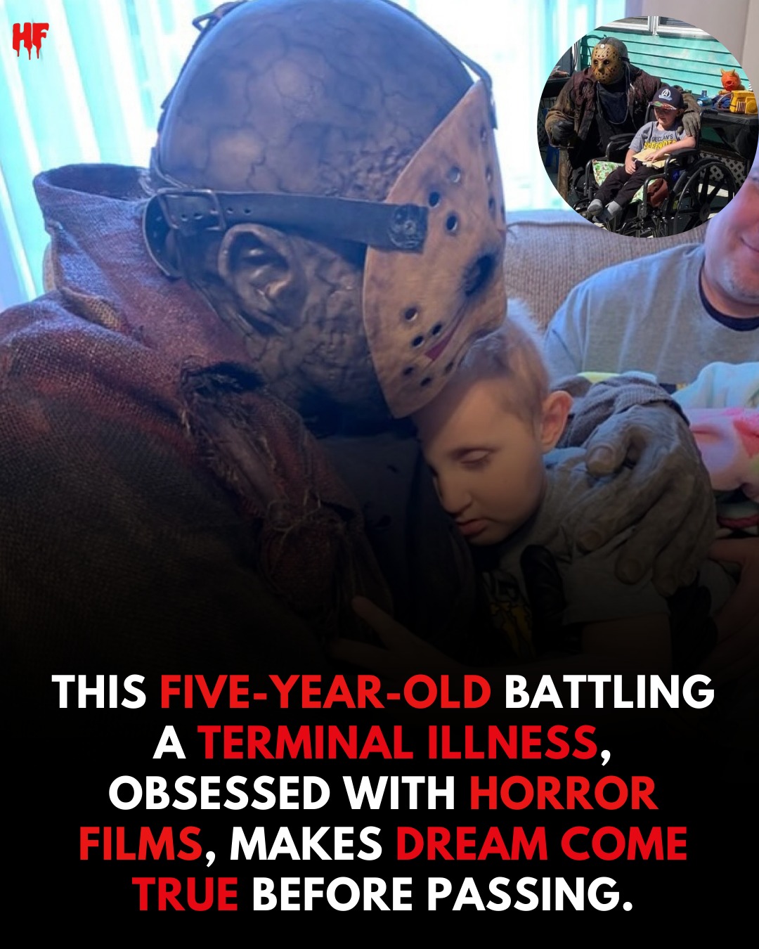 Horror - In 2021, a five-year-old named Declan was battling terminal ...