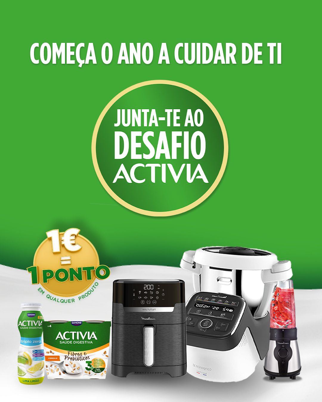 Activia - O Desafio Activia está no ar: começa o ano a... | Facebook