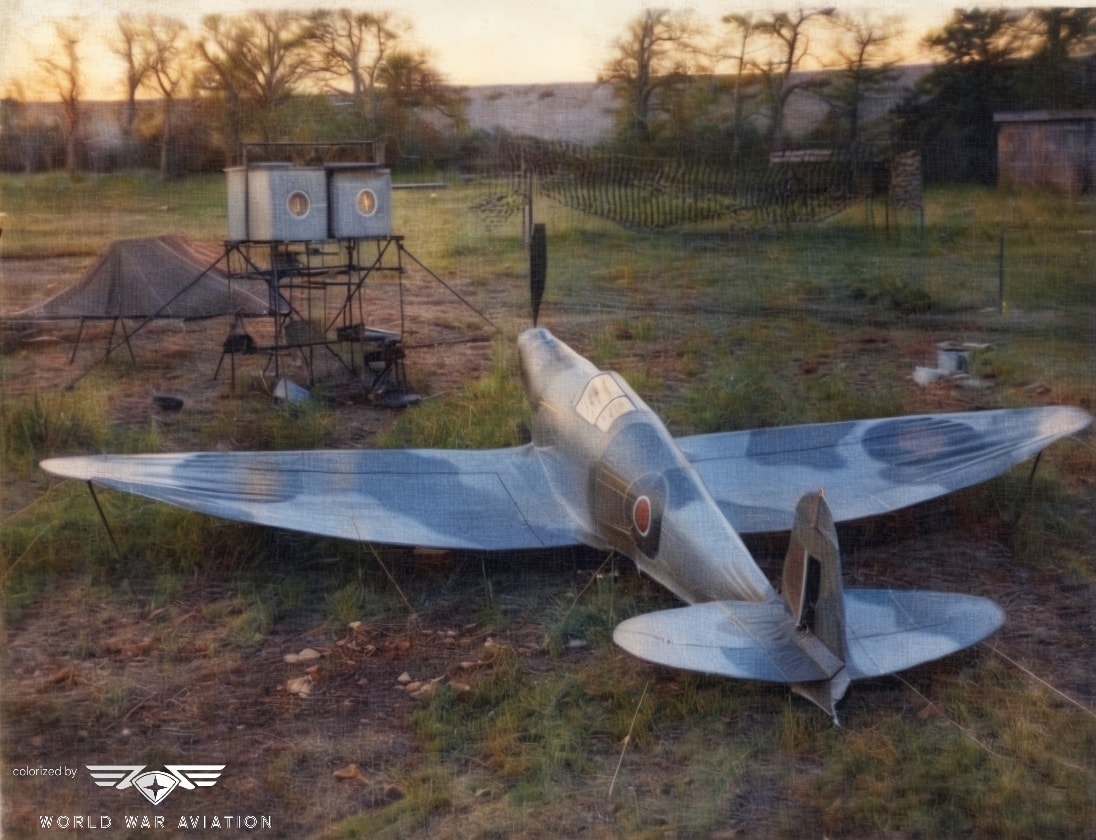World - An RAF decoy of a Spitfire. These decoys were often made of ...