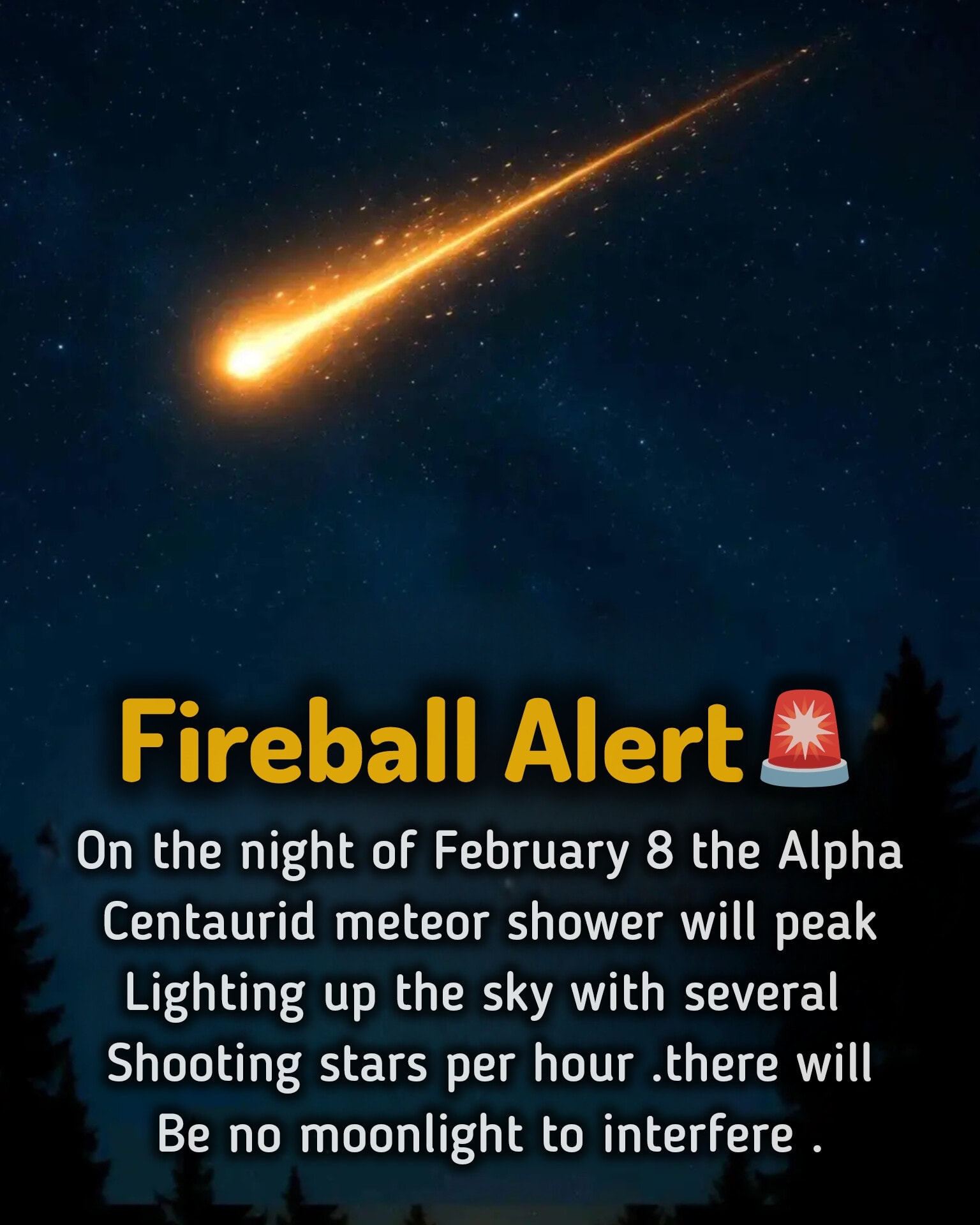 Future Science - Fireballs Are Coming Tomorrow 🔥 Get... | Facebook