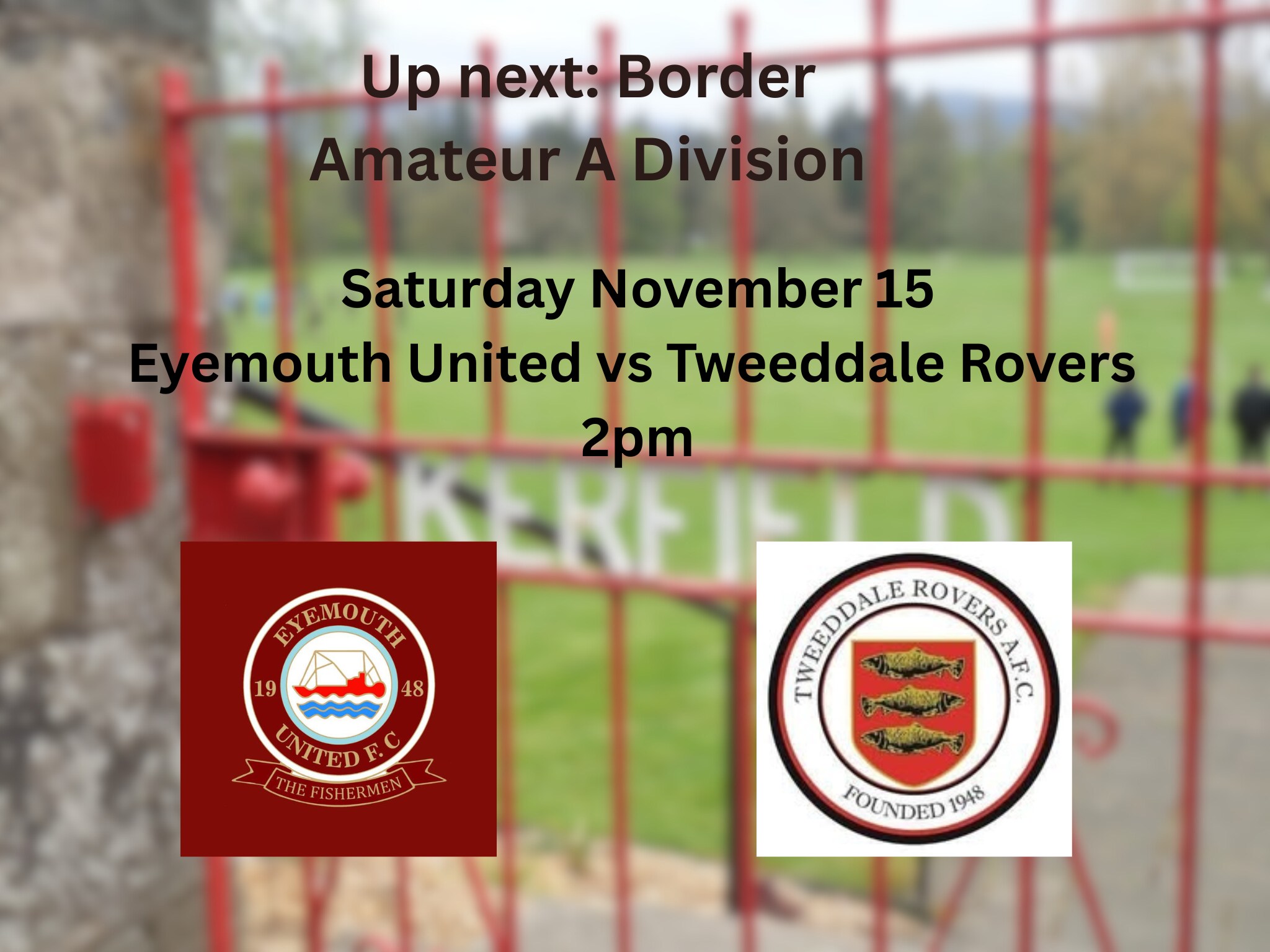 Tweeddale Rovers AFC | Peebles