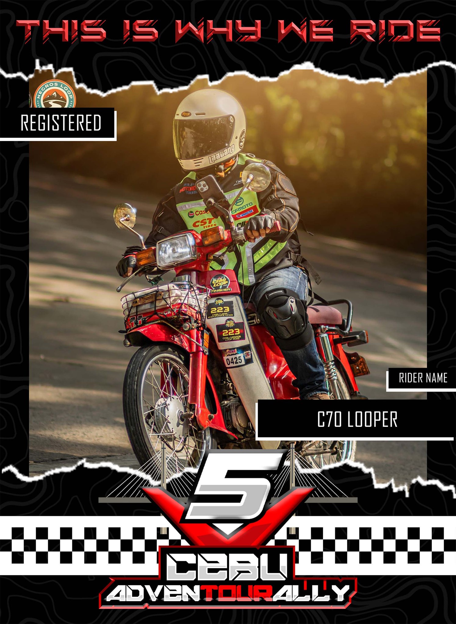 Cebu - Cebu Adventourally V5 #REGISTERED Rider's Kit: Padded jacket ...
