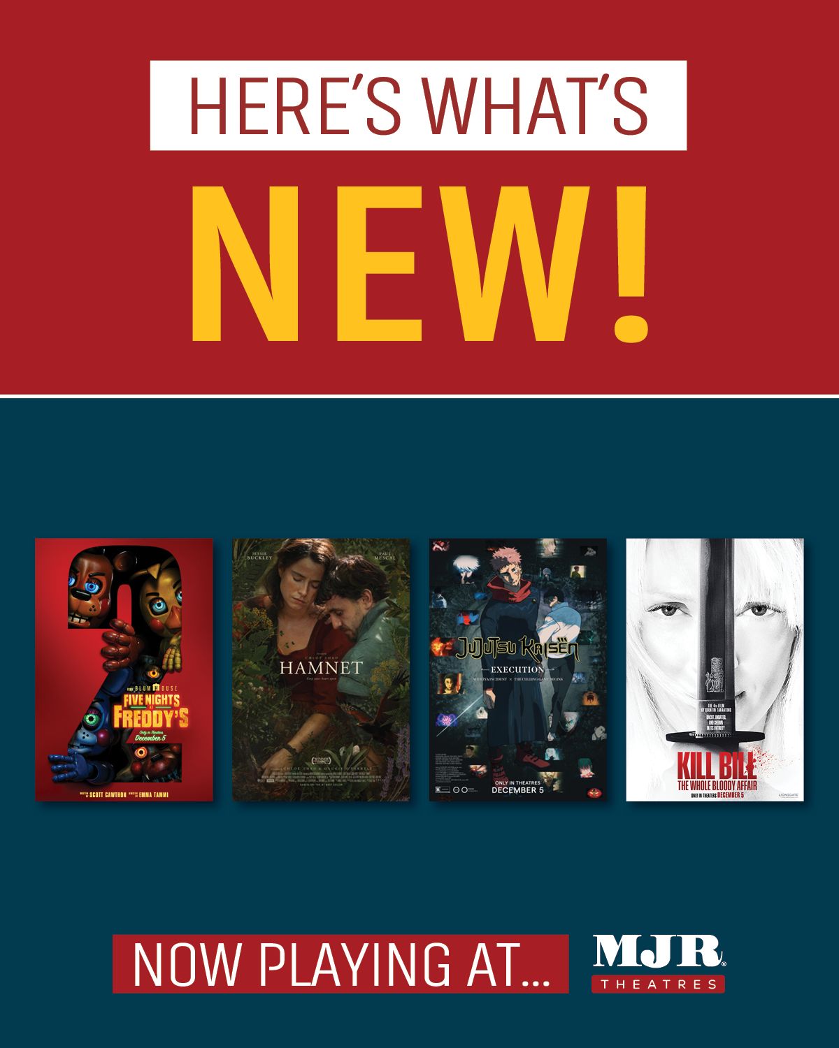 MJR - 🎬 Check out some of the new films premiering today at MJR ...