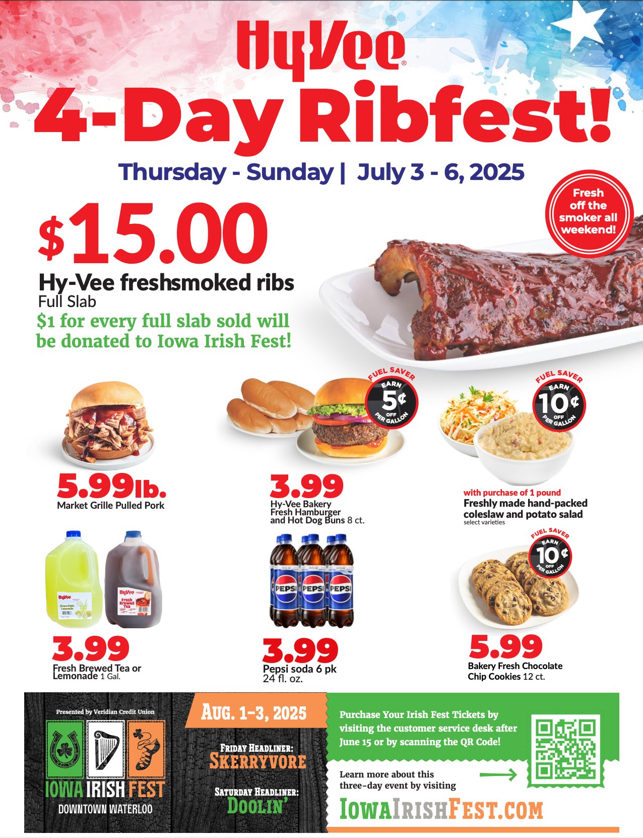 Hy-Vee - Our Ribfest is officially underway Hy-Vee... | Facebook