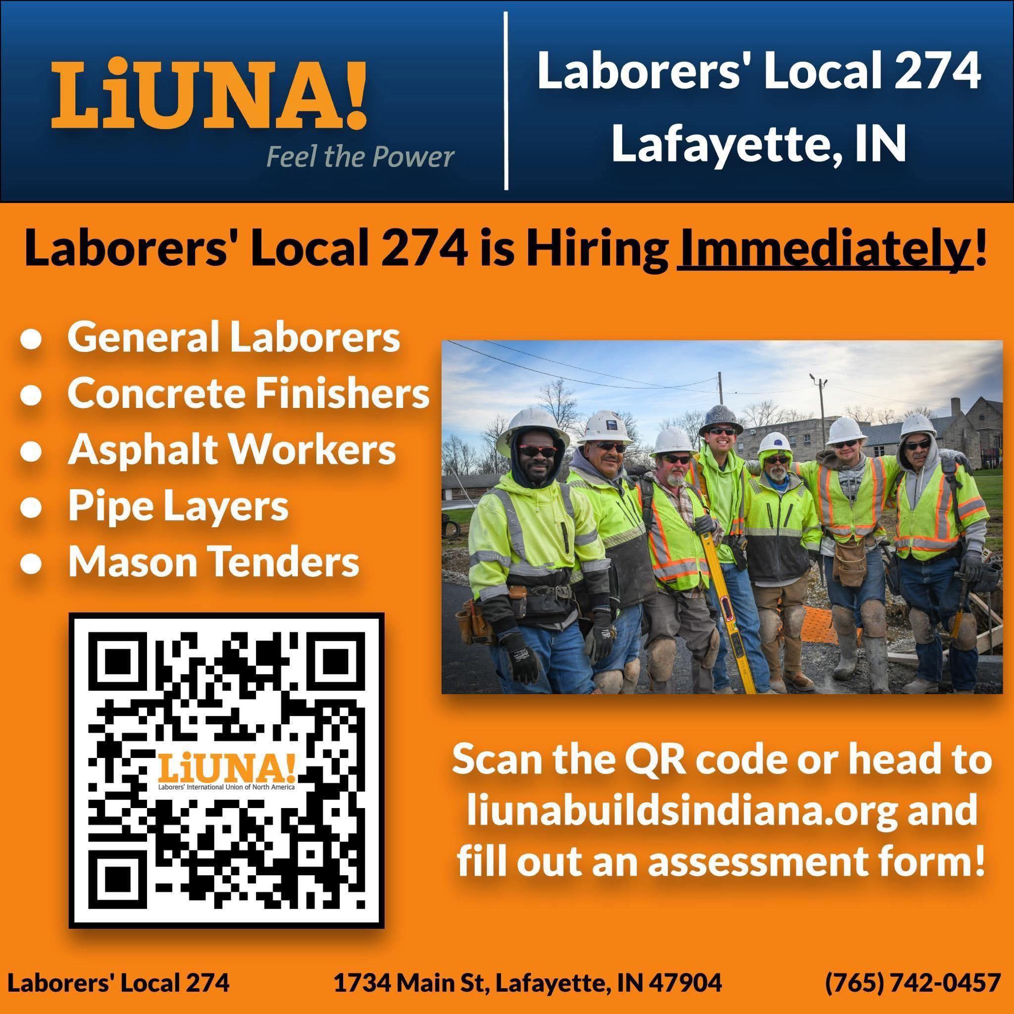 LIUNA LOCAL 274 | Lafayette IN