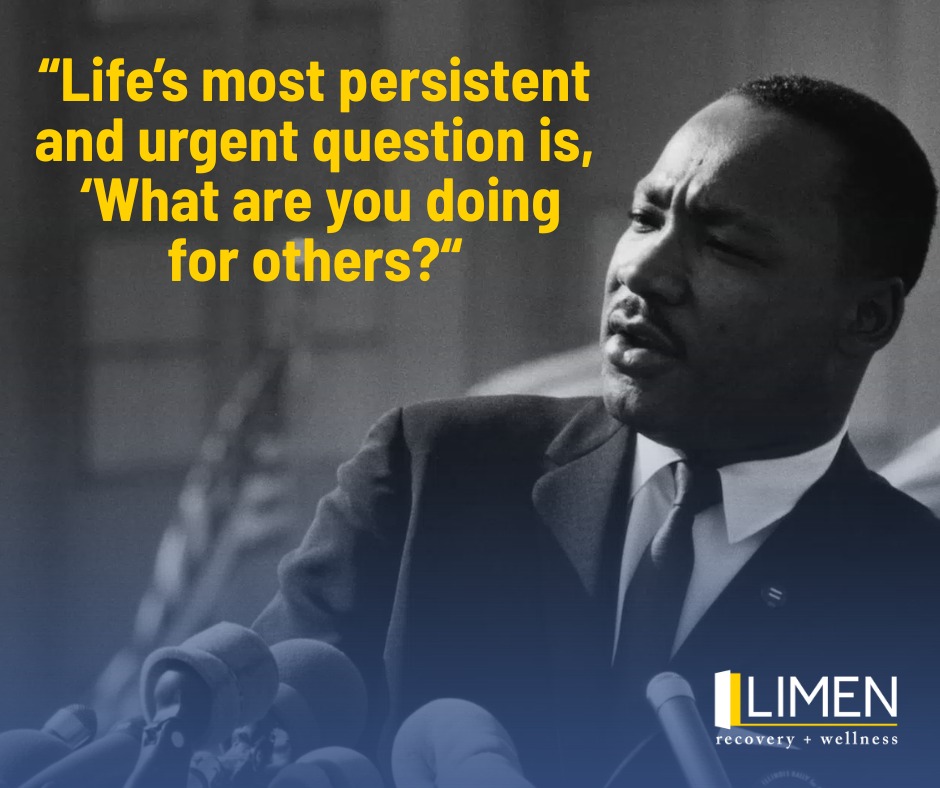 In honor of Dr. Martin... - Limen Recovery and Wellness | Facebook