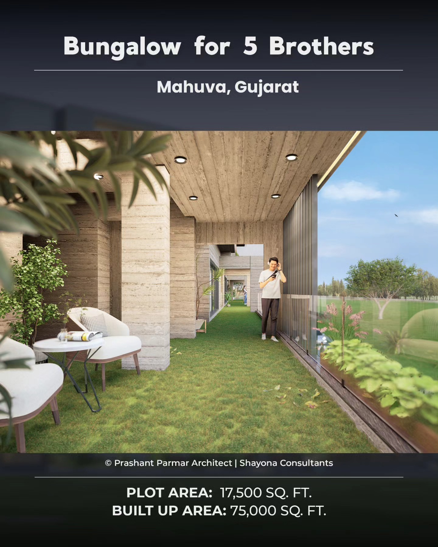 🏛️ More Than a Bungalow — A... - Prashant Parmar Architect | Facebook