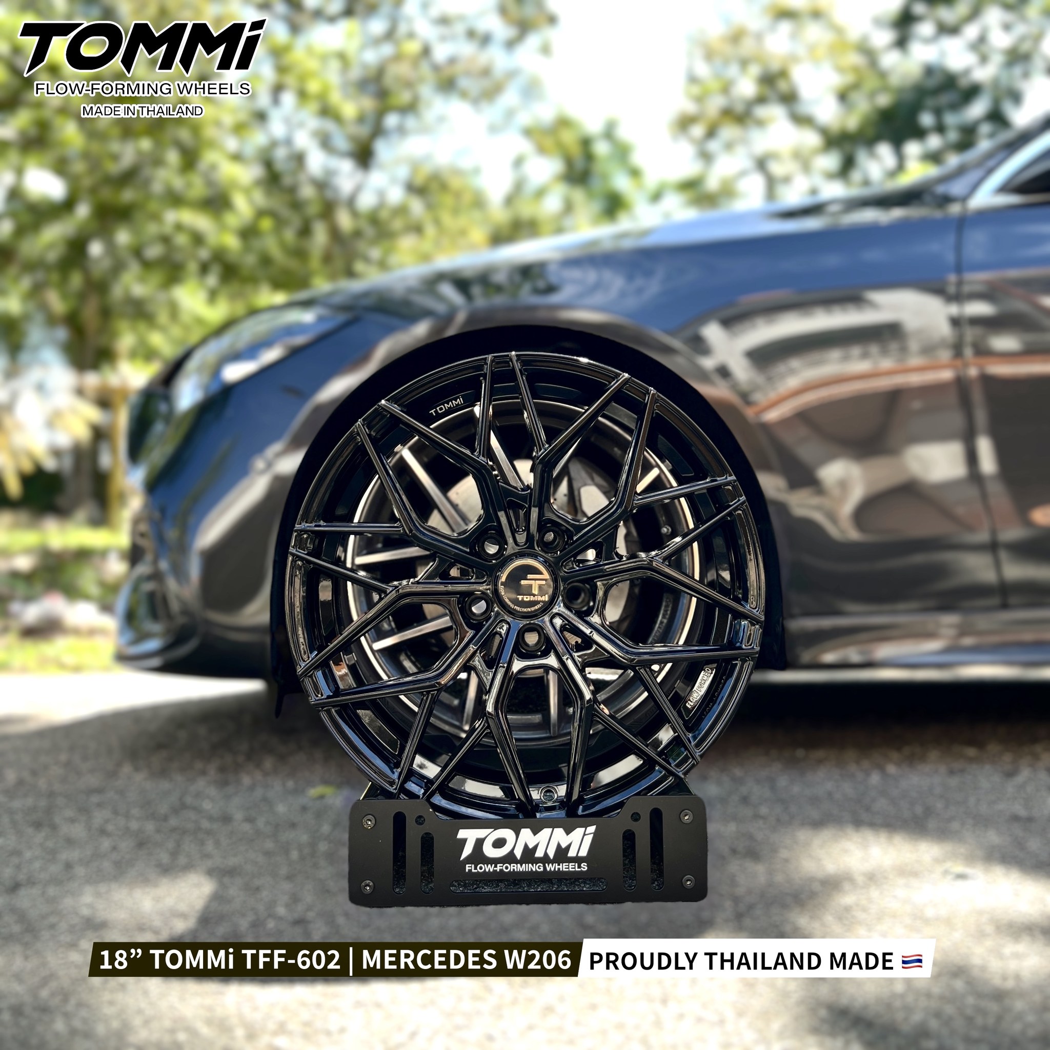 TOMMi - MERCEDES W206 x TOMMi TFF-602 FLOW-FORMED (THAILAND) WHEELS ...