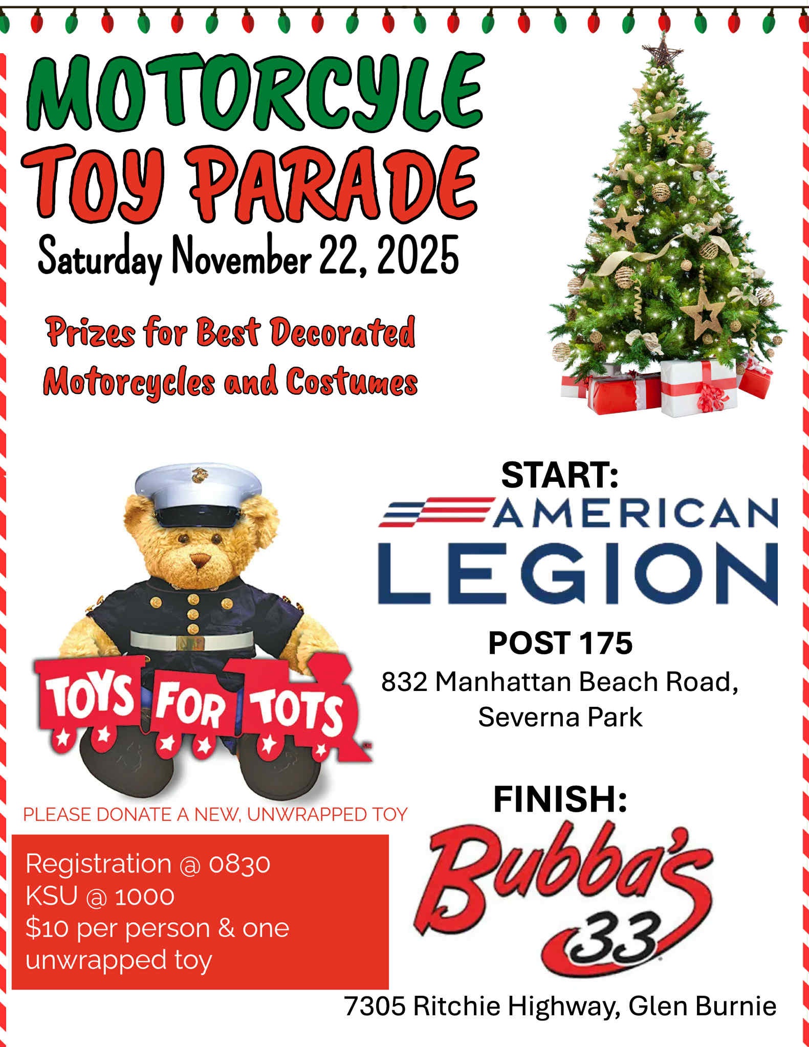 Toys for Tots - Motorcade Toy Parade