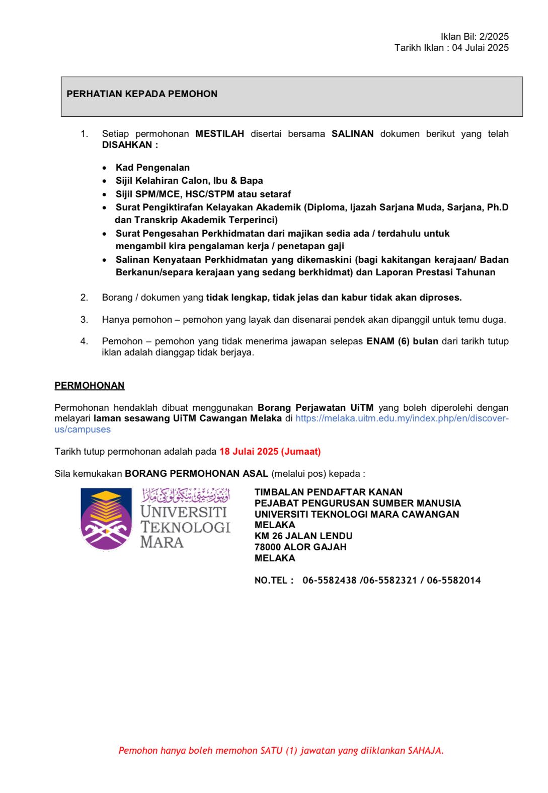 UiTM Cawangan Melaka -... - UiTM Cawangan Melaka - FB Rasmi