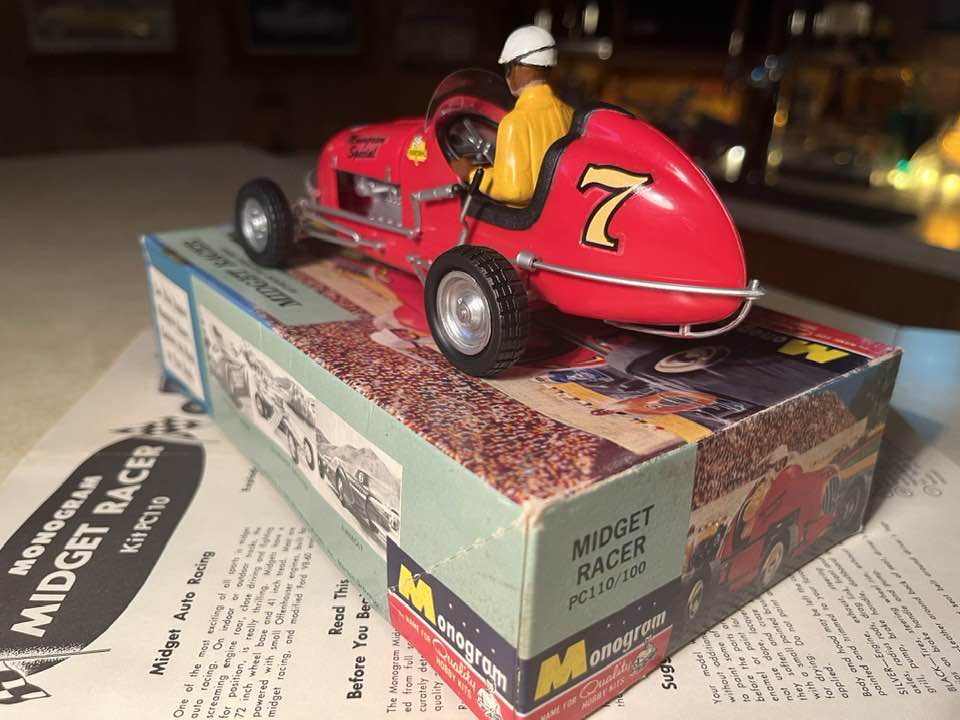 Monogram midget racer model kit